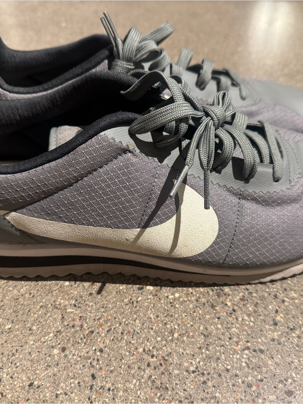 Nike Grey Cortez Ultra Men’s 10.5 Sneakers - Picture 2 of 5